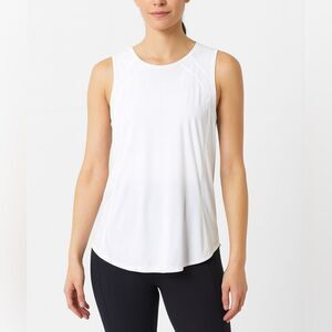 Lululemon Sculpt Tank Women’s Size Large White Sleeveless Mesh Back Activewear